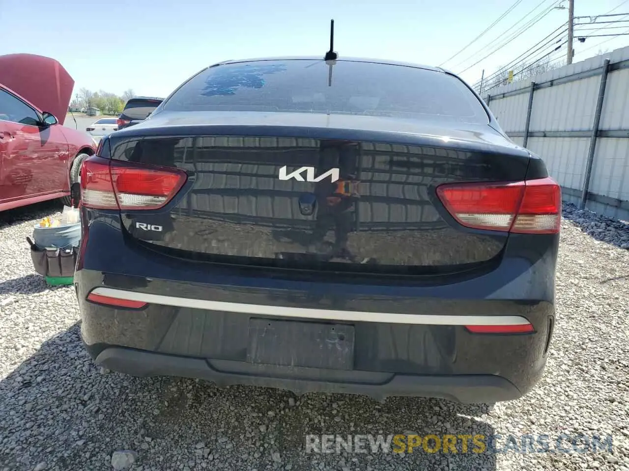 6 fotografías del automóvil dañado 3KPA24AD5PE514399 KIA RIO 2023