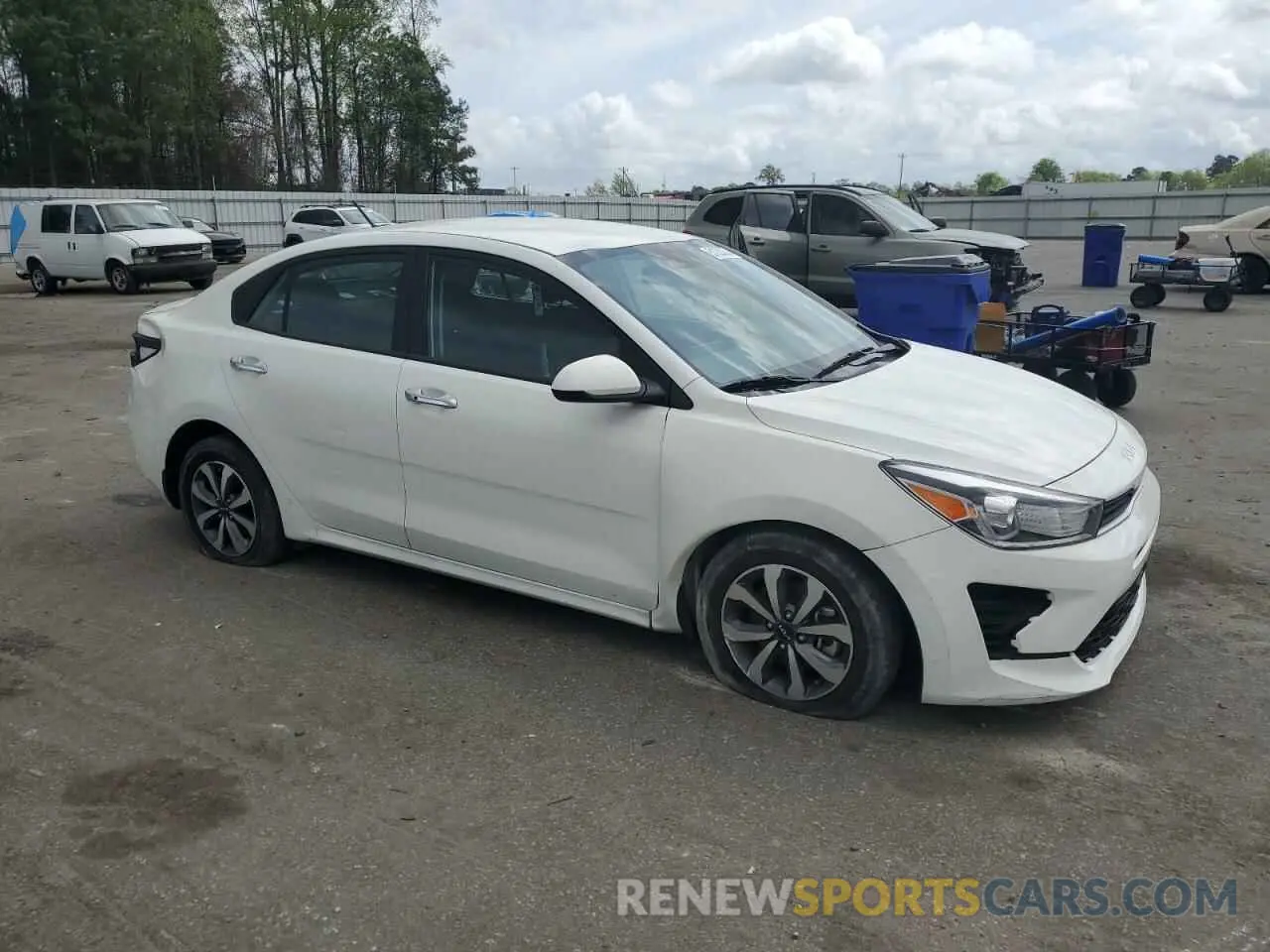 4 fotografías del automóvil dañado 3KPA24AD5PE520235 KIA RIO 2023