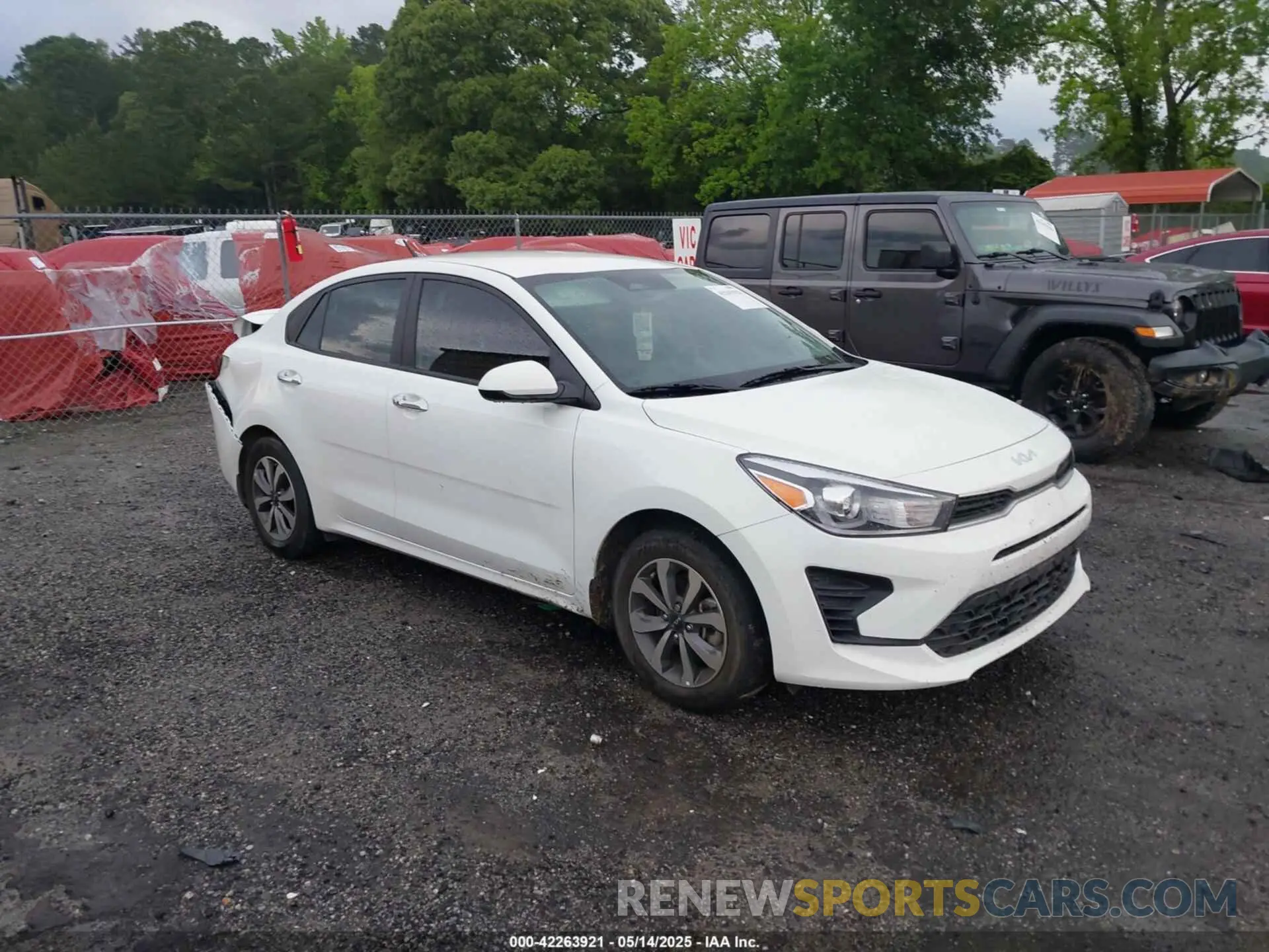 1 fotografías del automóvil dañado 3KPA24AD5PE520252 KIA RIO 2023