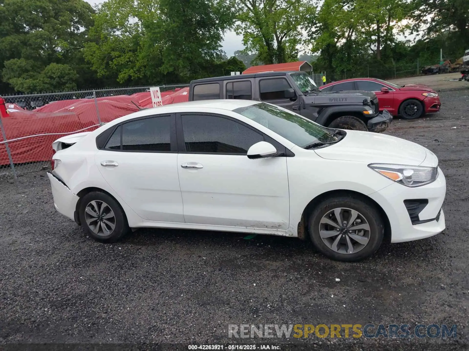 13 fotografías del automóvil dañado 3KPA24AD5PE520252 KIA RIO 2023