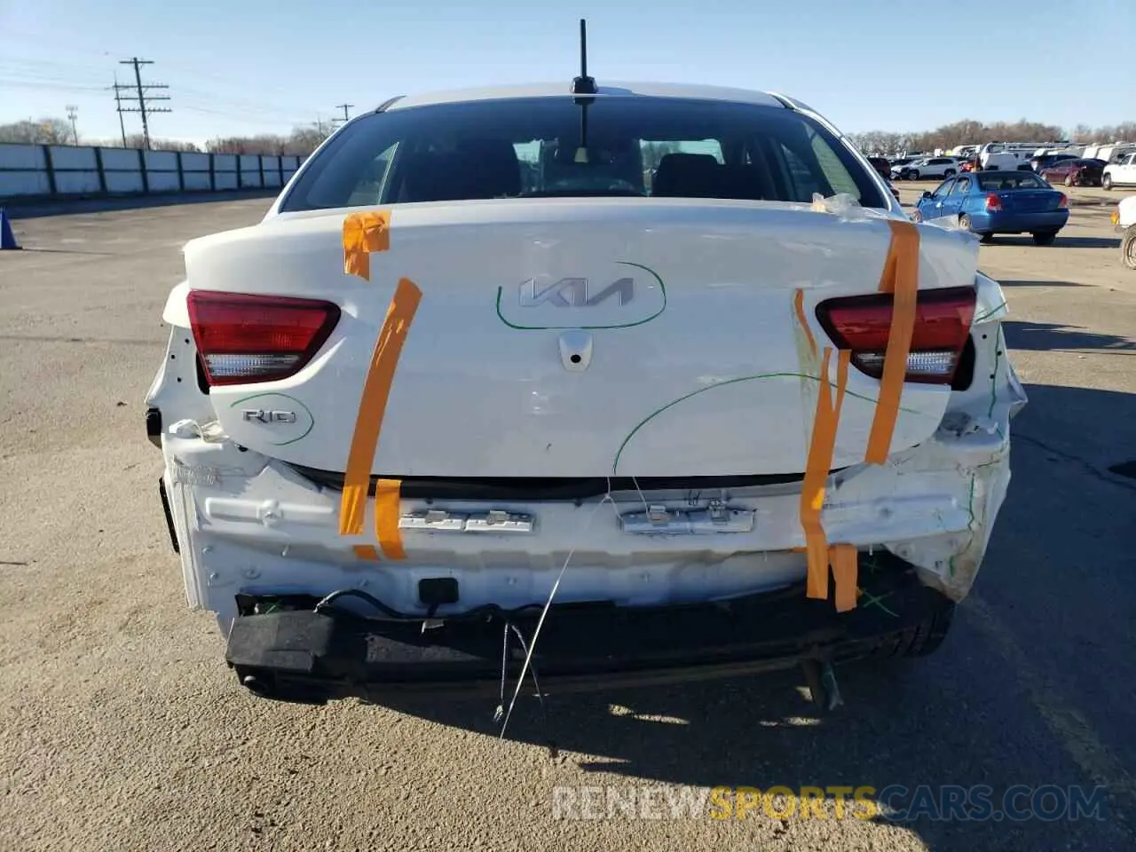 6 fotografías del automóvil dañado 3KPA24AD5PE533535 KIA RIO 2023