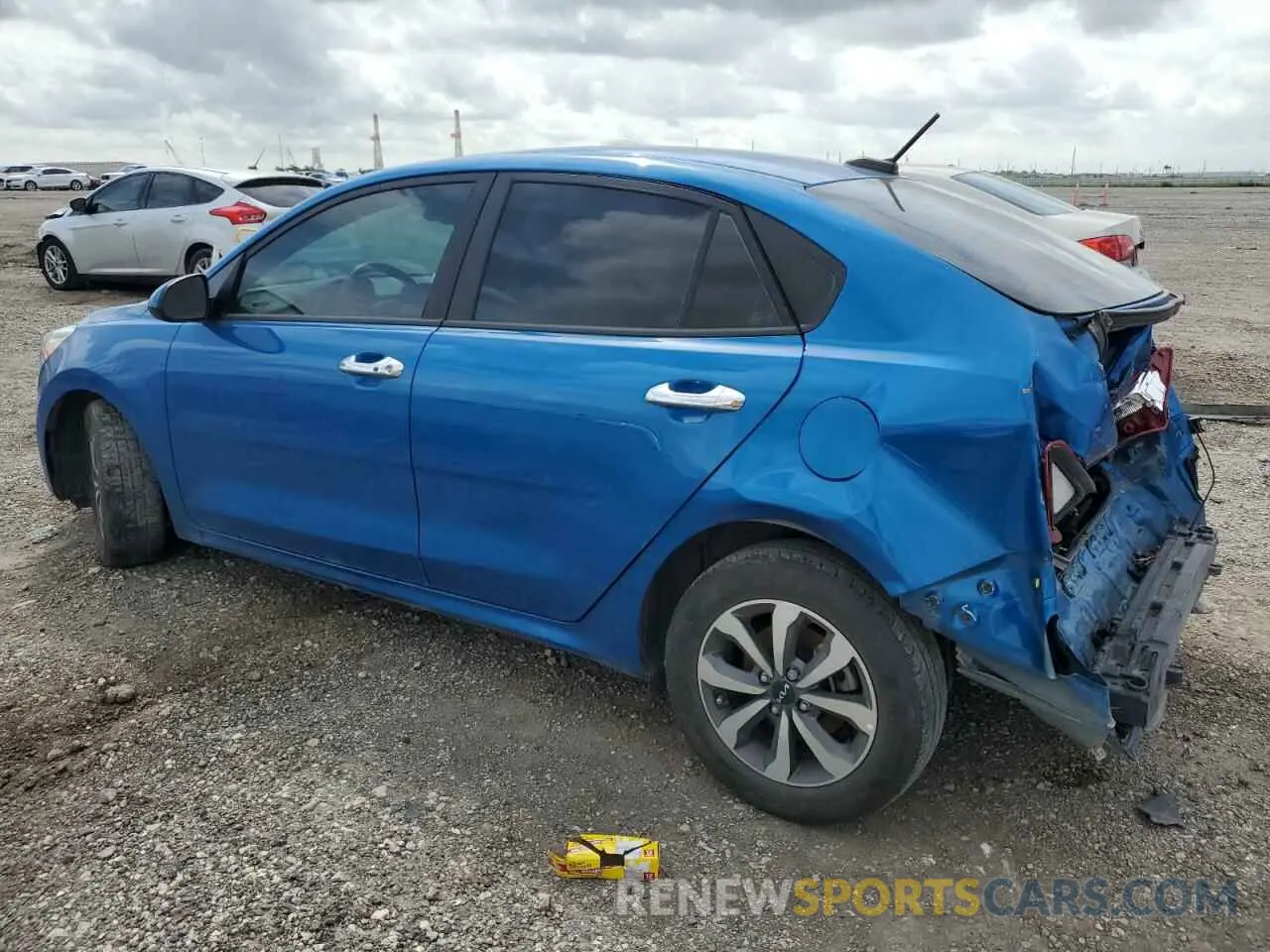 2 fotografías del automóvil dañado 3KPA24AD5PE540467 KIA RIO 2023