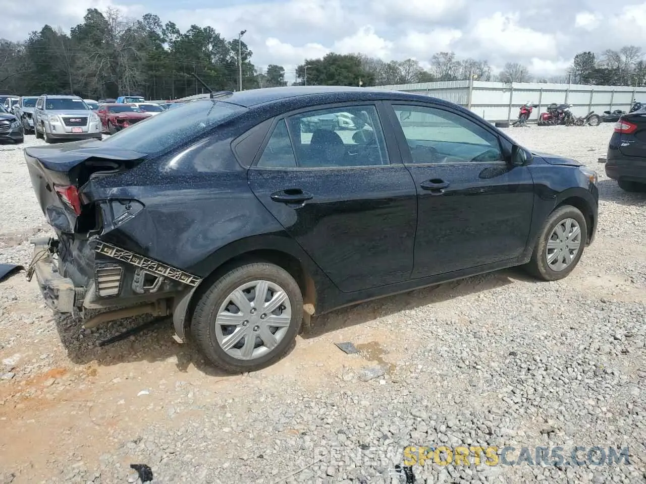 3 fotografías del automóvil dañado 3KPA24AD5PE583058 KIA RIO 2023