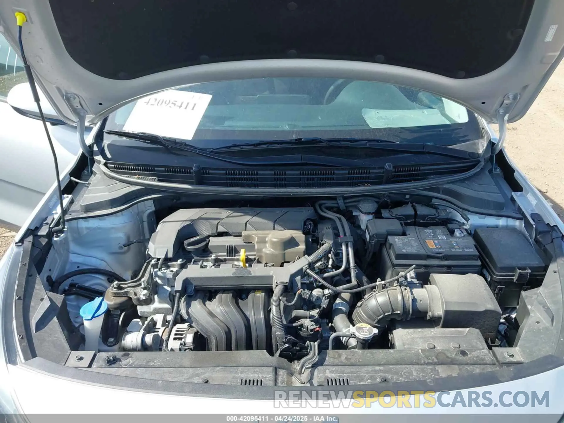 10 fotografías del automóvil dañado 3KPA24AD5PE627642 KIA RIO 2023