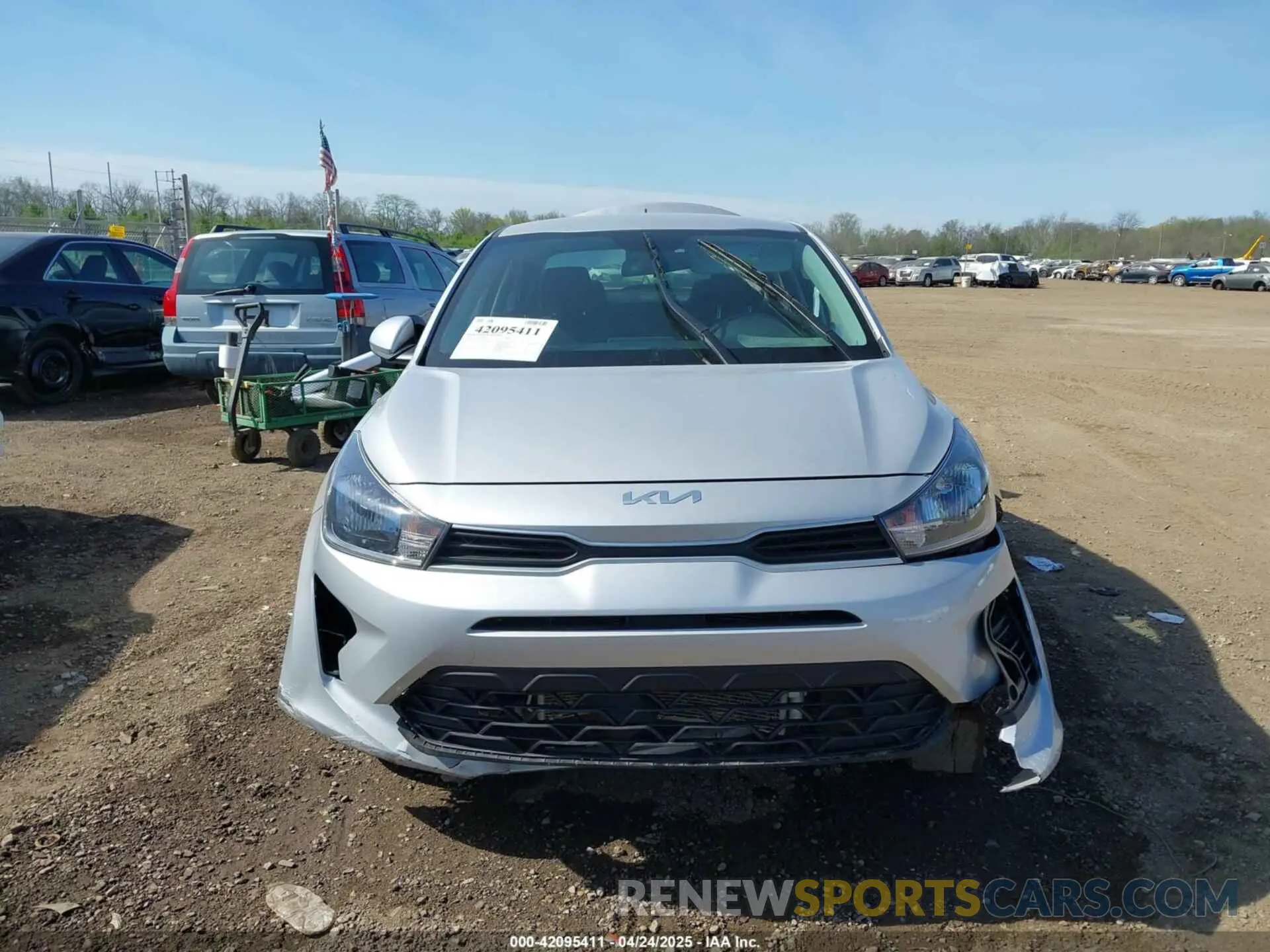 6 fotografías del automóvil dañado 3KPA24AD5PE627642 KIA RIO 2023
