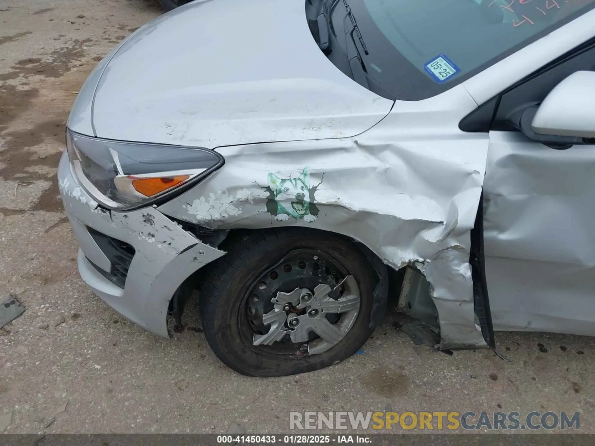 6 fotografías del automóvil dañado 3KPA24AD6PE575230 KIA RIO 2023