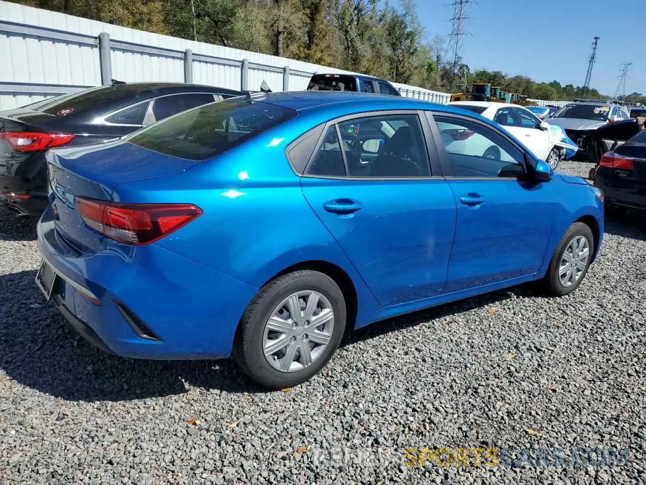 3 fotografías del automóvil dañado 3KPA24AD6PE619825 KIA RIO 2023