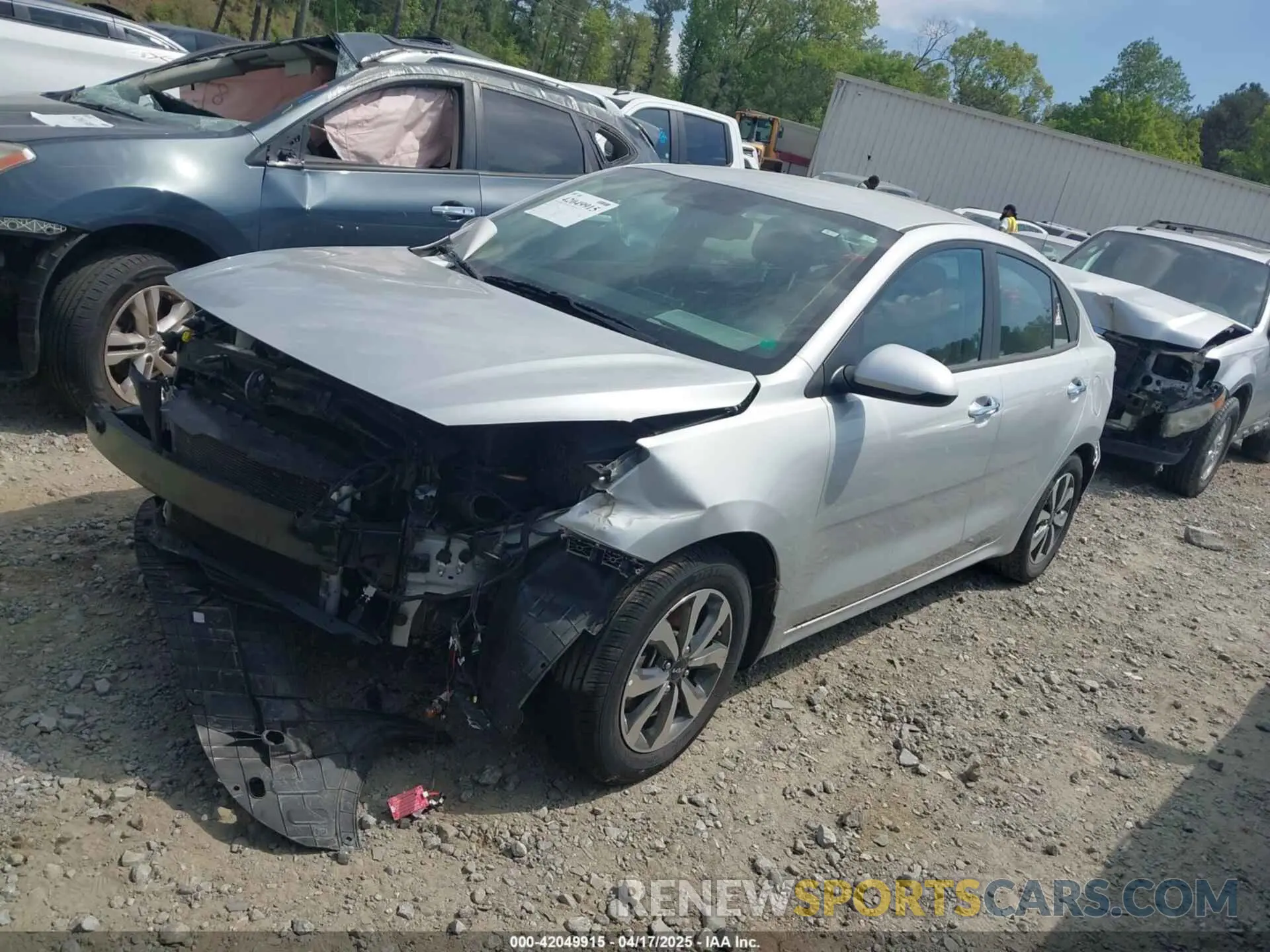 14 fotografías del automóvil dañado 3KPA24AD7PE530264 KIA RIO 2023