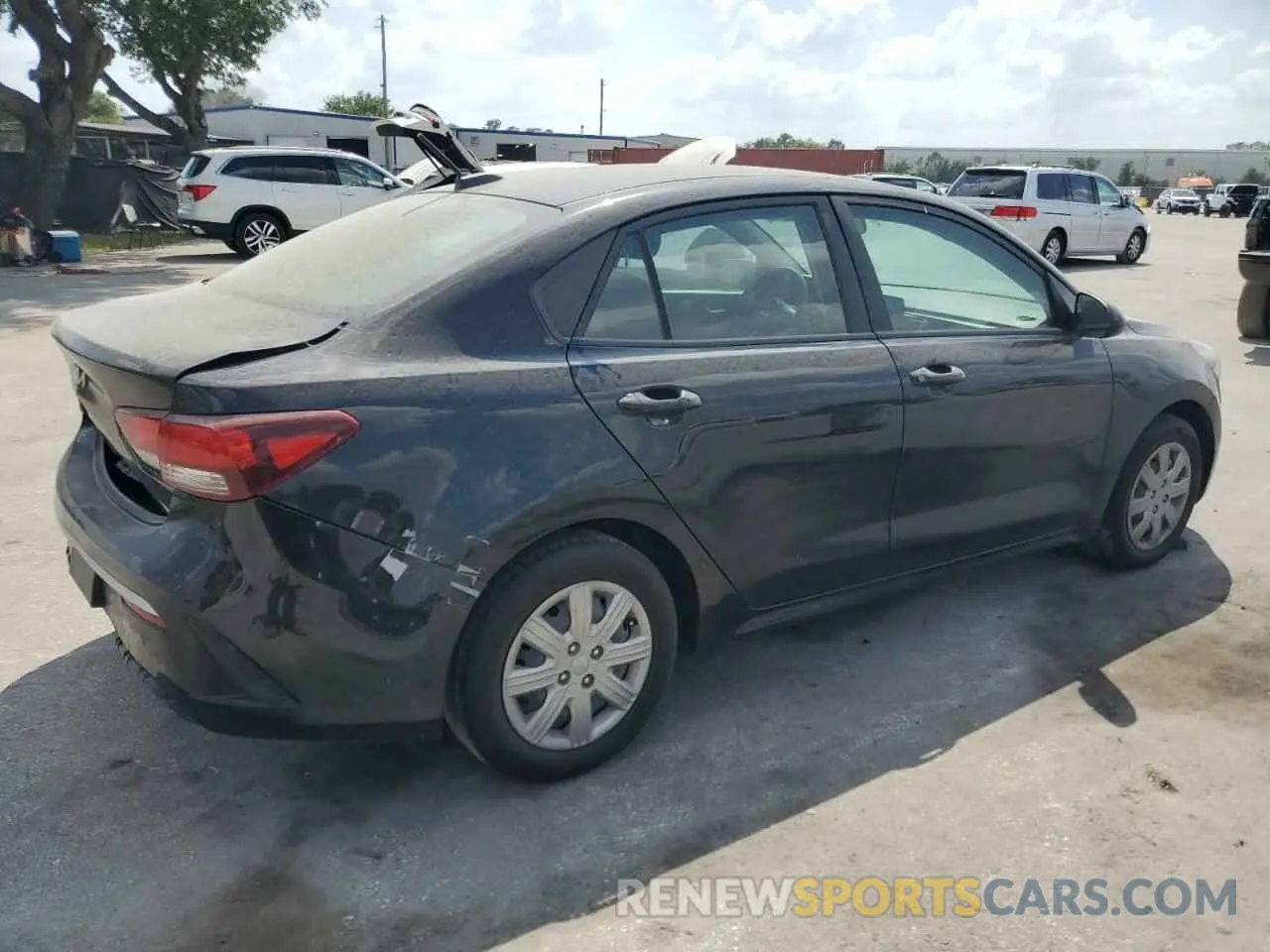 3 fotografías del automóvil dañado 3KPA24AD7PE533844 KIA RIO 2023