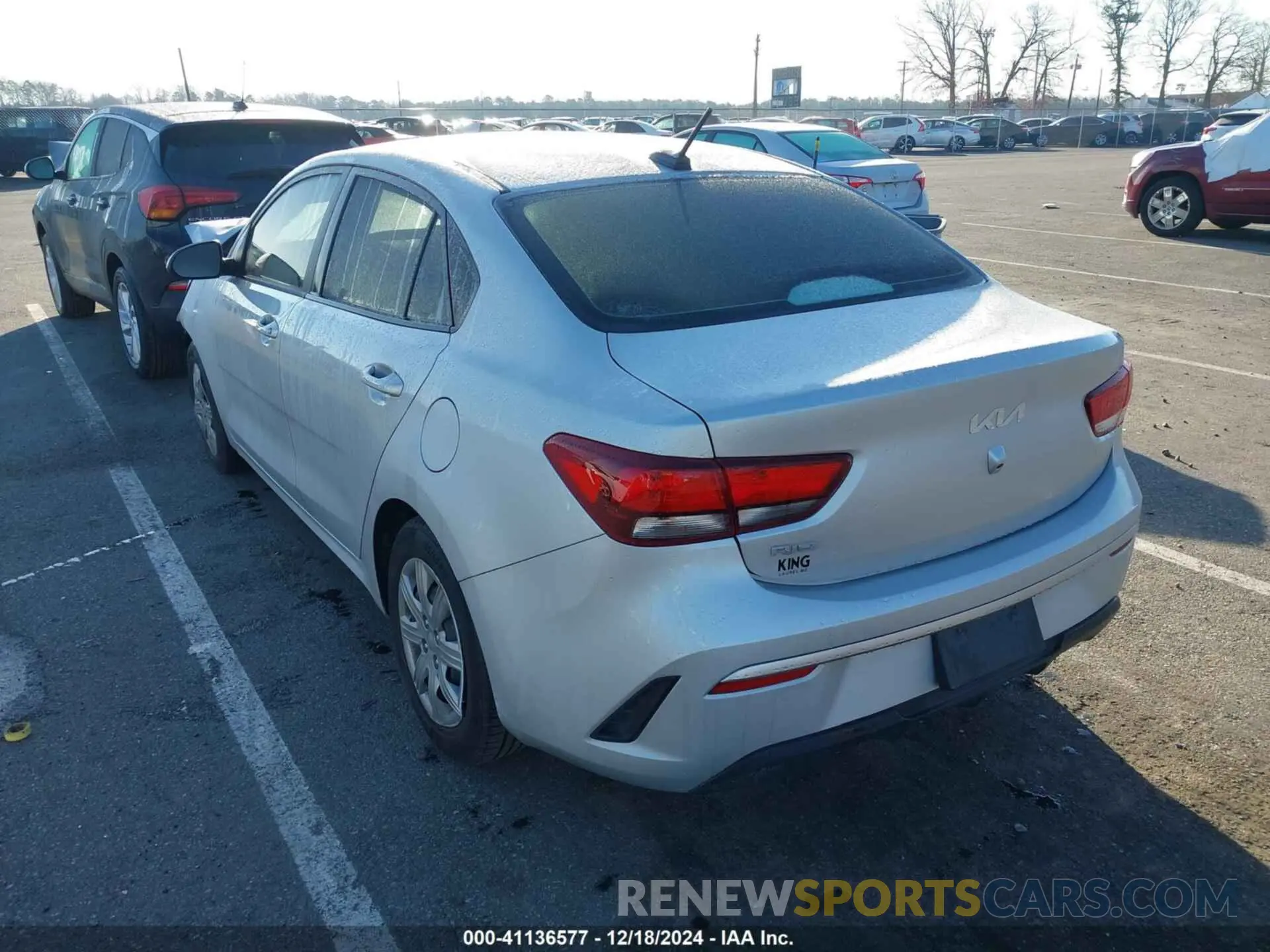 3 fotografías del automóvil dañado 3KPA24AD7PE549915 KIA RIO 2023