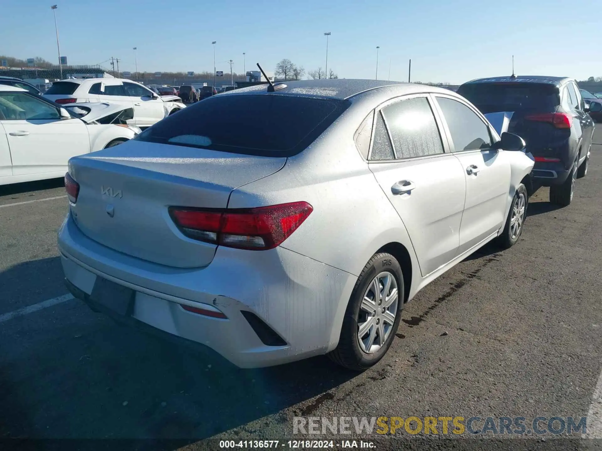 4 fotografías del automóvil dañado 3KPA24AD7PE549915 KIA RIO 2023