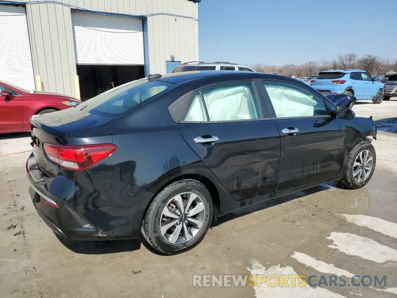 3 fotografías del automóvil dañado 3KPA24AD7PE574118 KIA RIO 2023