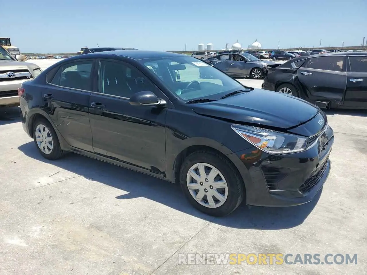 4 fotografías del automóvil dañado 3KPA24AD7PE604105 KIA RIO 2023