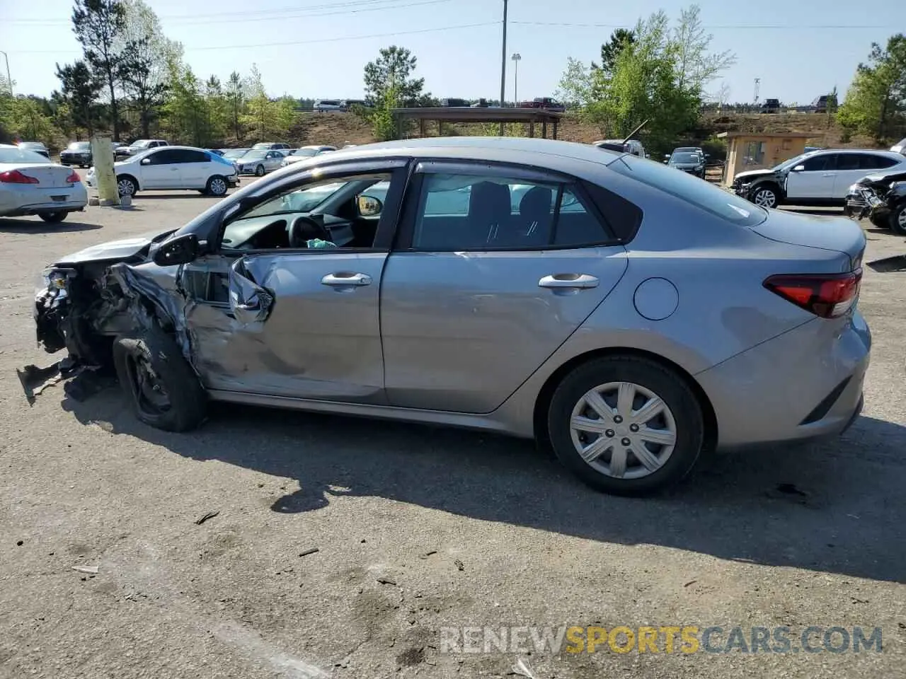 2 fotografías del automóvil dañado 3KPA24AD7PE620059 KIA RIO 2023