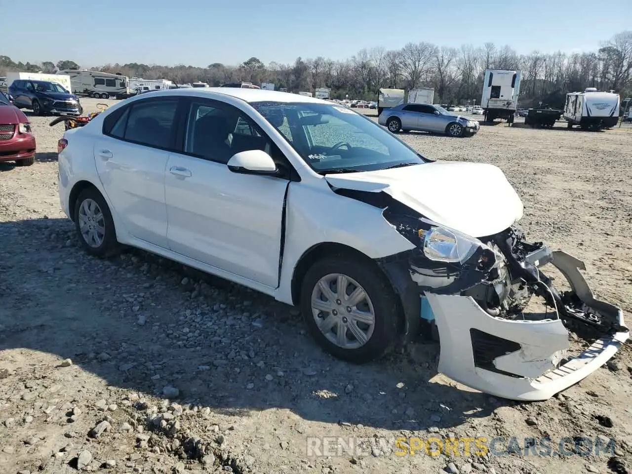 4 fotografías del automóvil dañado 3KPA24AD7PE629473 KIA RIO 2023