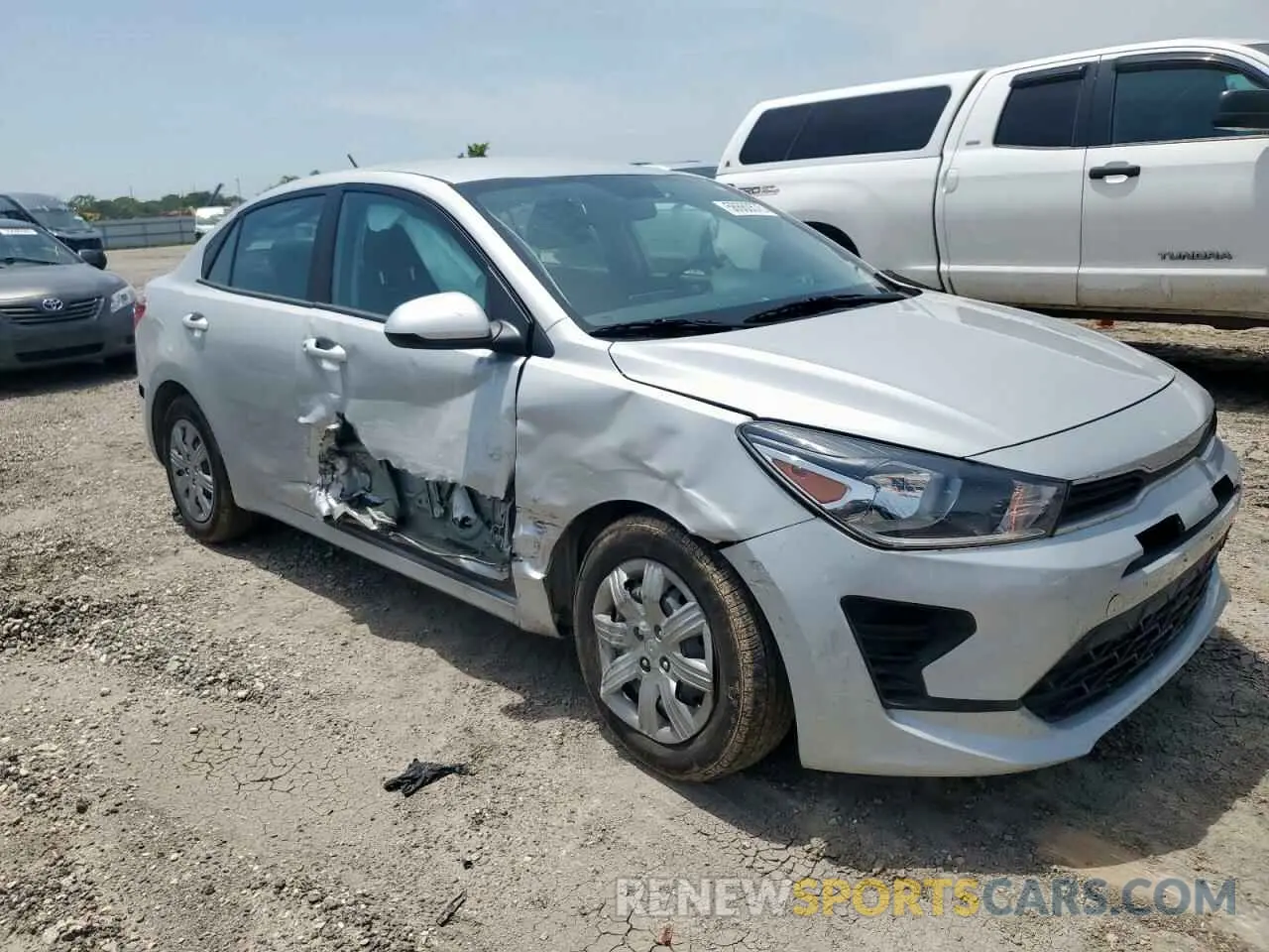 4 fotografías del automóvil dañado 3KPA24AD8PE613430 KIA RIO 2023