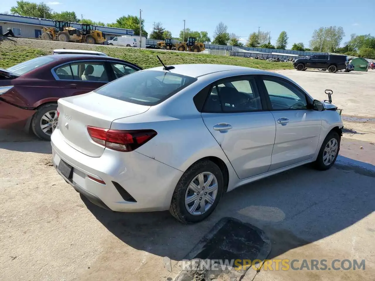 3 fotografías del automóvil dañado 3KPA24AD9PE554761 KIA RIO 2023