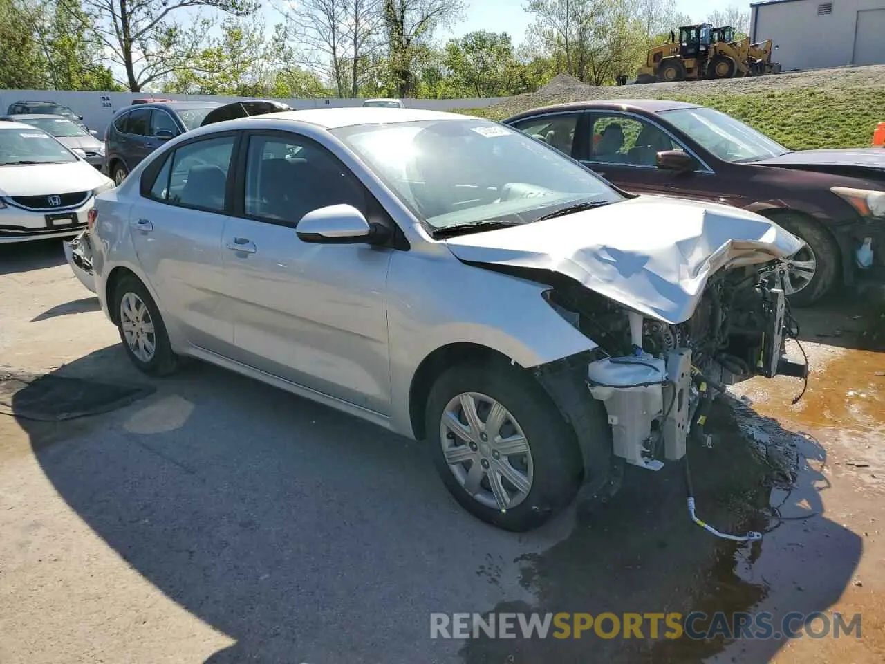 4 fotografías del automóvil dañado 3KPA24AD9PE554761 KIA RIO 2023