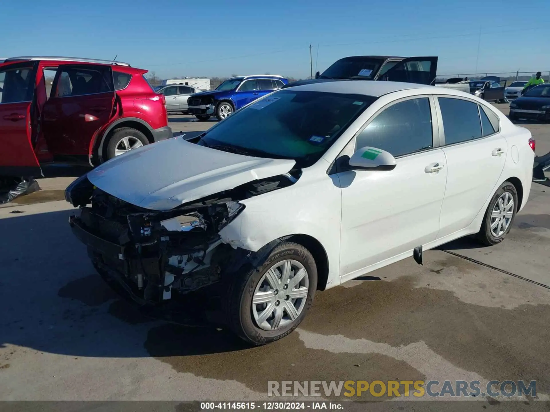 2 fotografías del automóvil dañado 3KPA24AD9PE567364 KIA RIO 2023