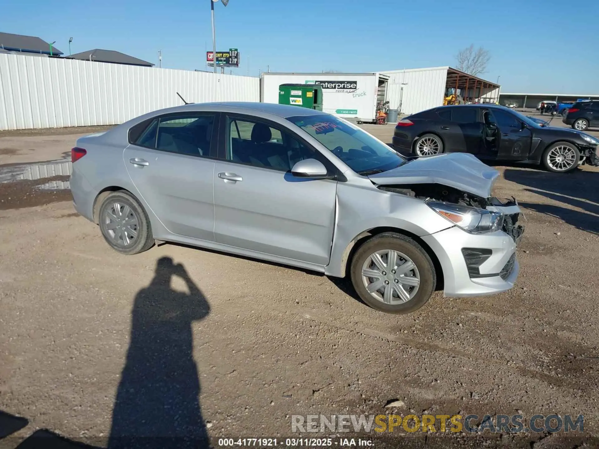 14 fotografías del automóvil dañado 3KPA24AD9PE618894 KIA RIO 2023