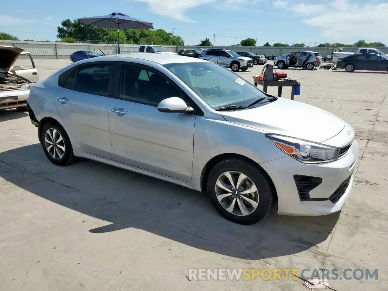 4 fotografías del automóvil dañado 3KPA24ADXPE529688 KIA RIO 2023