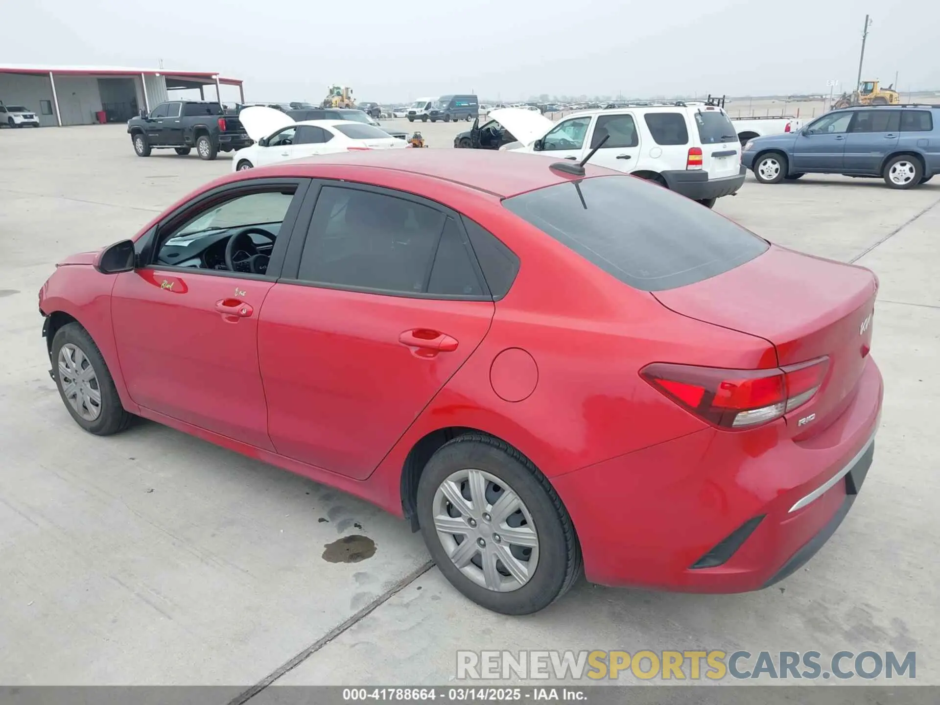 3 fotografías del automóvil dañado 3KPA24ADXPE607807 KIA RIO 2023
