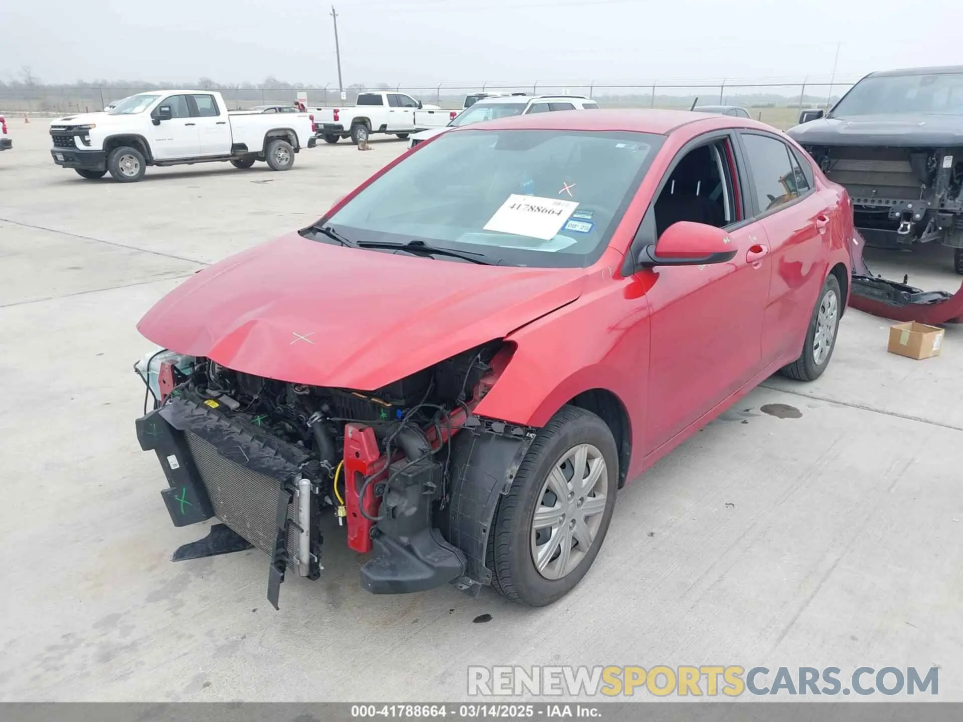 6 fotografías del automóvil dañado 3KPA24ADXPE607807 KIA RIO 2023