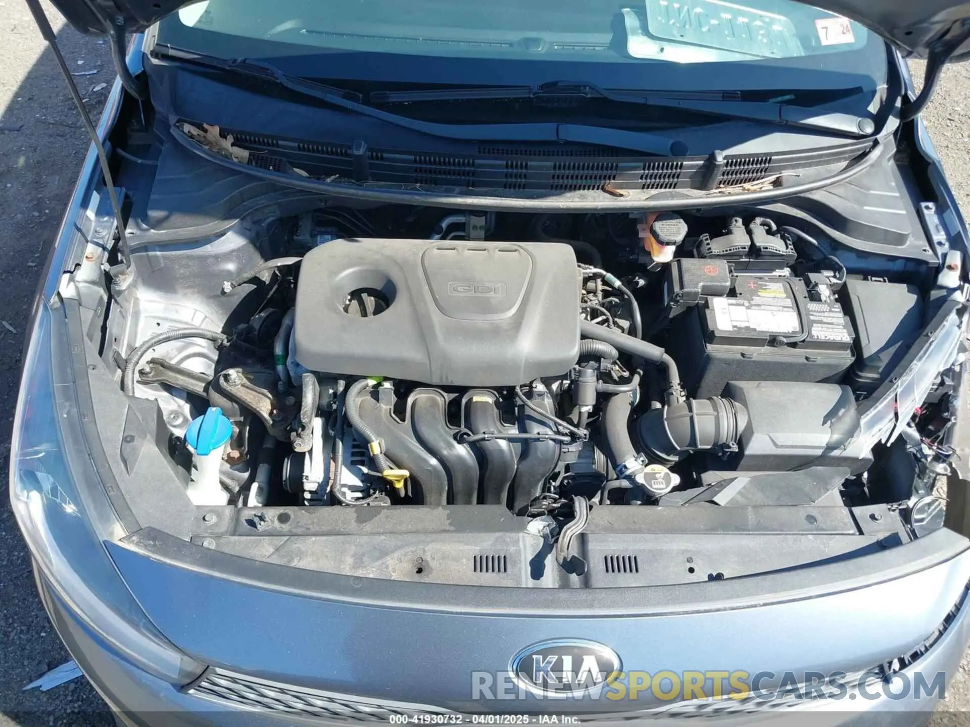 10 fotografías del automóvil dañado 3KPA25AB5KE188889 KIA RIO 5-DOOR 2019