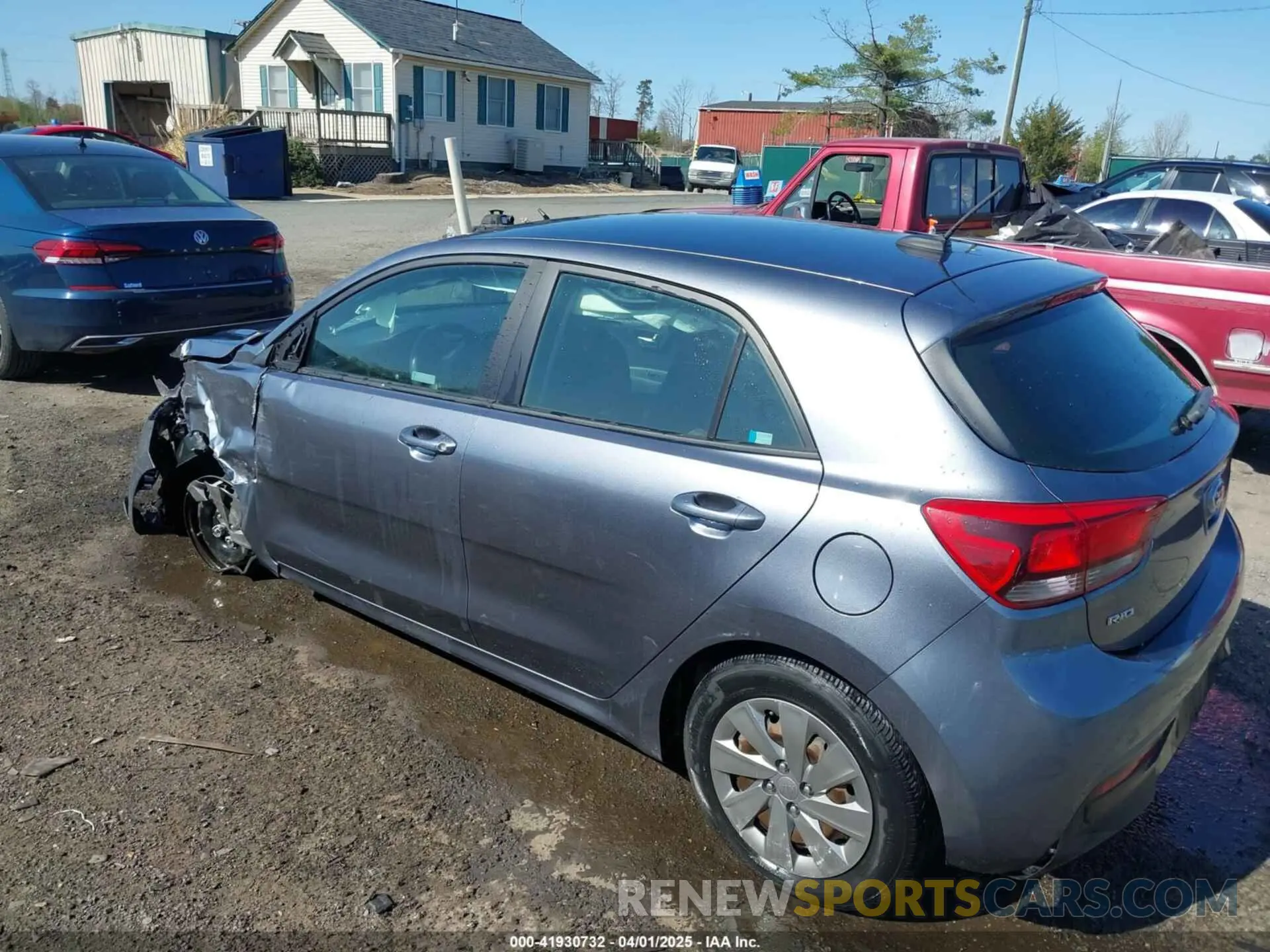 3 fotografías del automóvil dañado 3KPA25AB5KE188889 KIA RIO 5-DOOR 2019