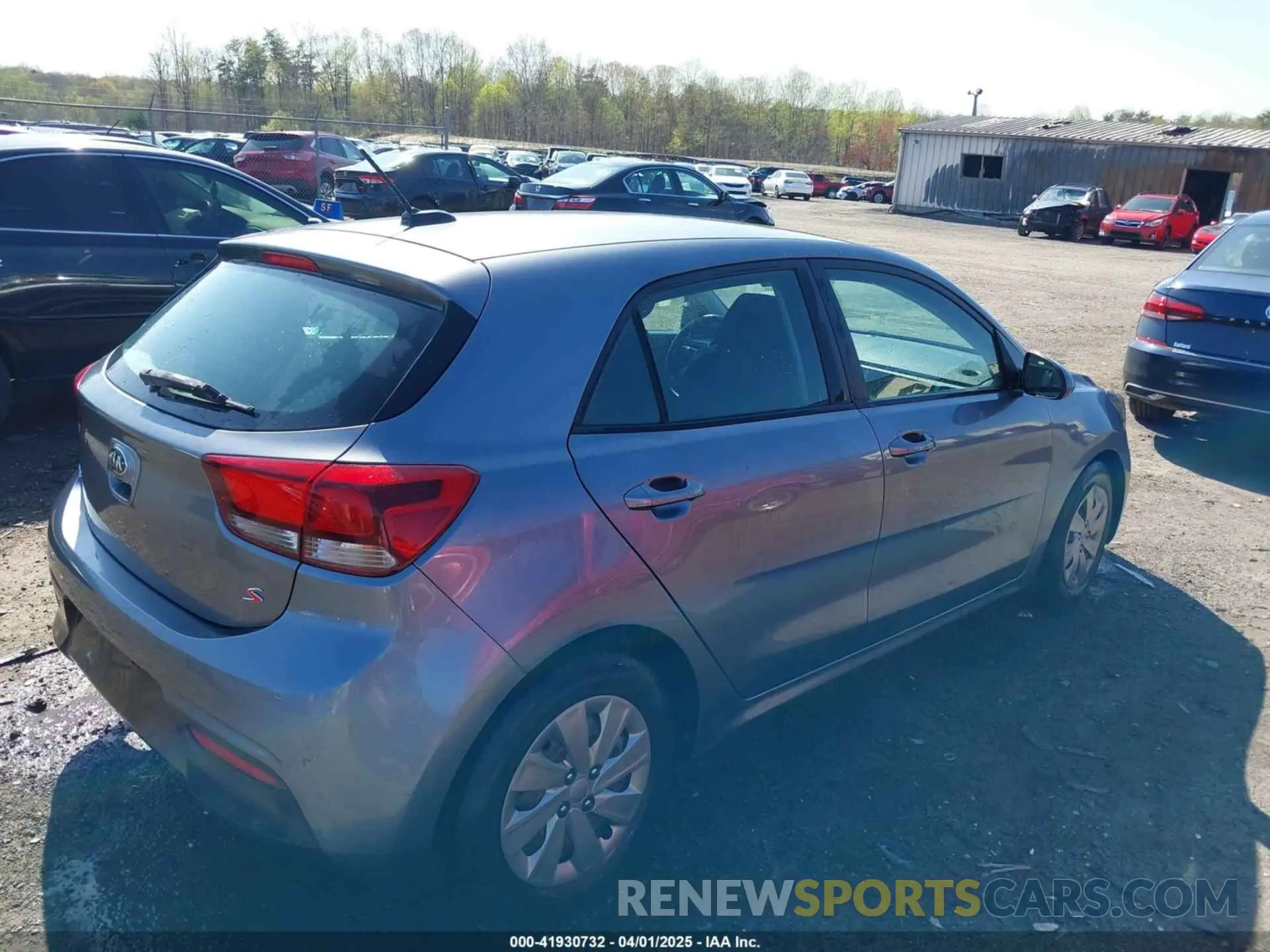4 fotografías del automóvil dañado 3KPA25AB5KE188889 KIA RIO 5-DOOR 2019