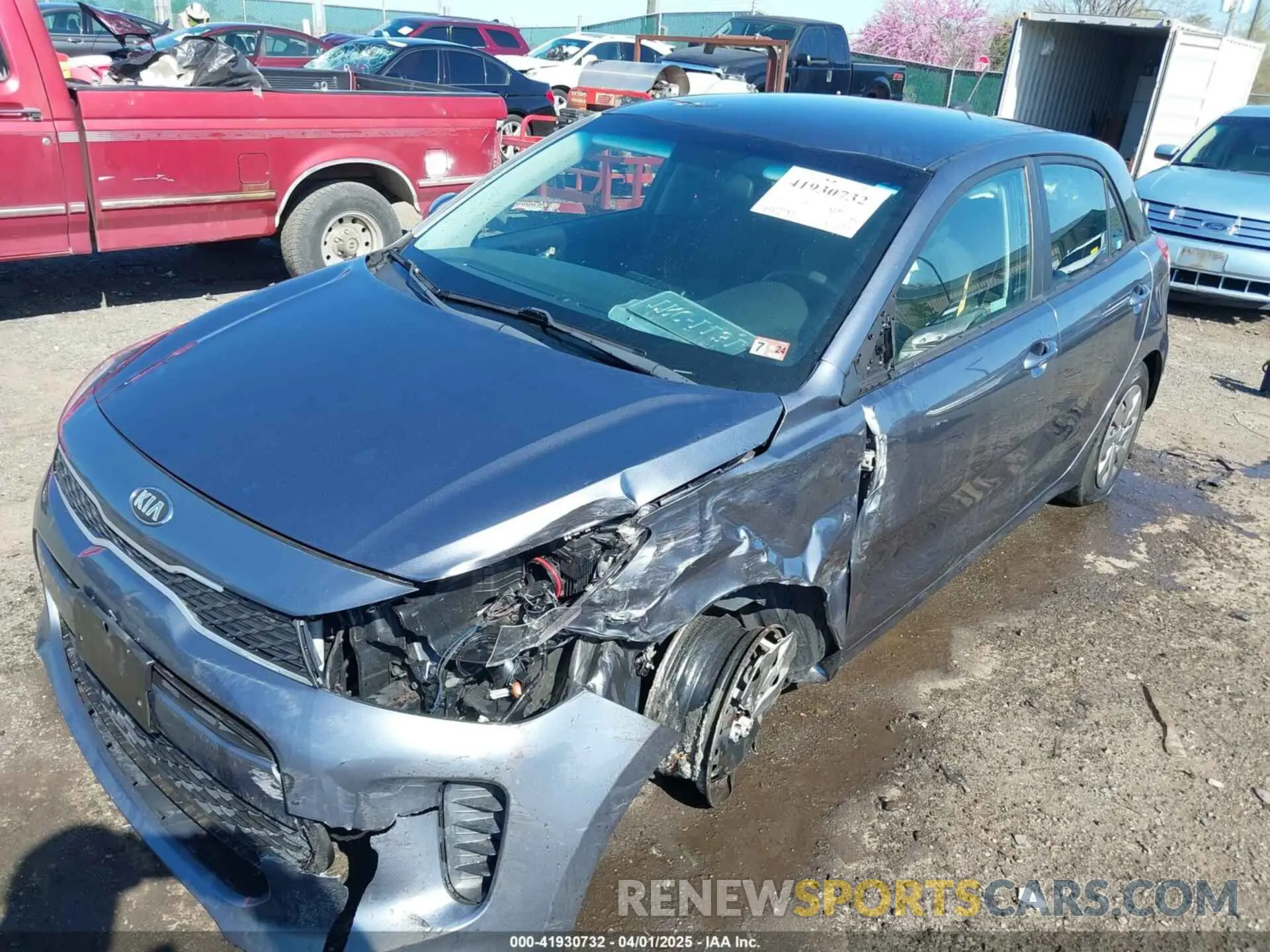 6 fotografías del automóvil dañado 3KPA25AB5KE188889 KIA RIO 5-DOOR 2019