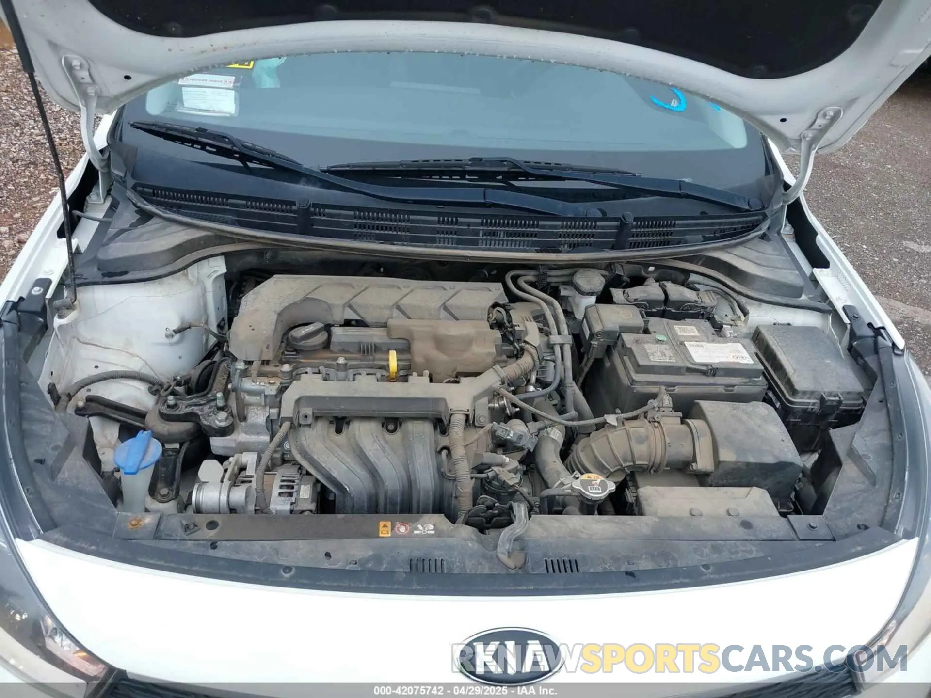 10 fotografías del automóvil dañado 3KPA25AD0LE277224 KIA RIO 5-DOOR 2020