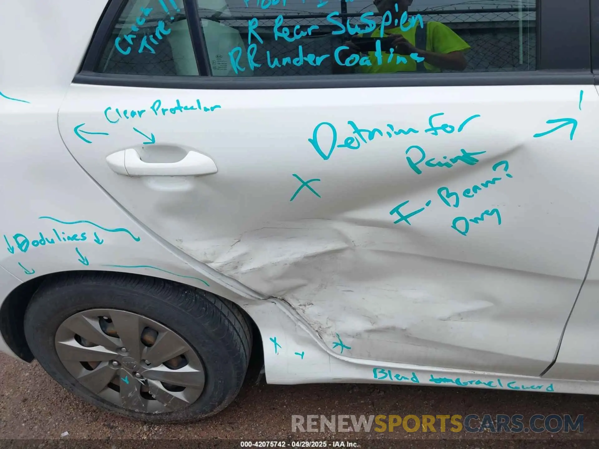 6 fotografías del automóvil dañado 3KPA25AD0LE277224 KIA RIO 5-DOOR 2020