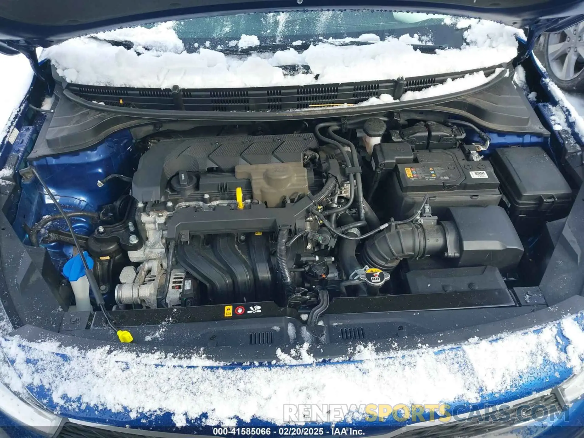 10 fotografías del automóvil dañado 3KPA25AD2LE342042 KIA RIO 5-DOOR 2020