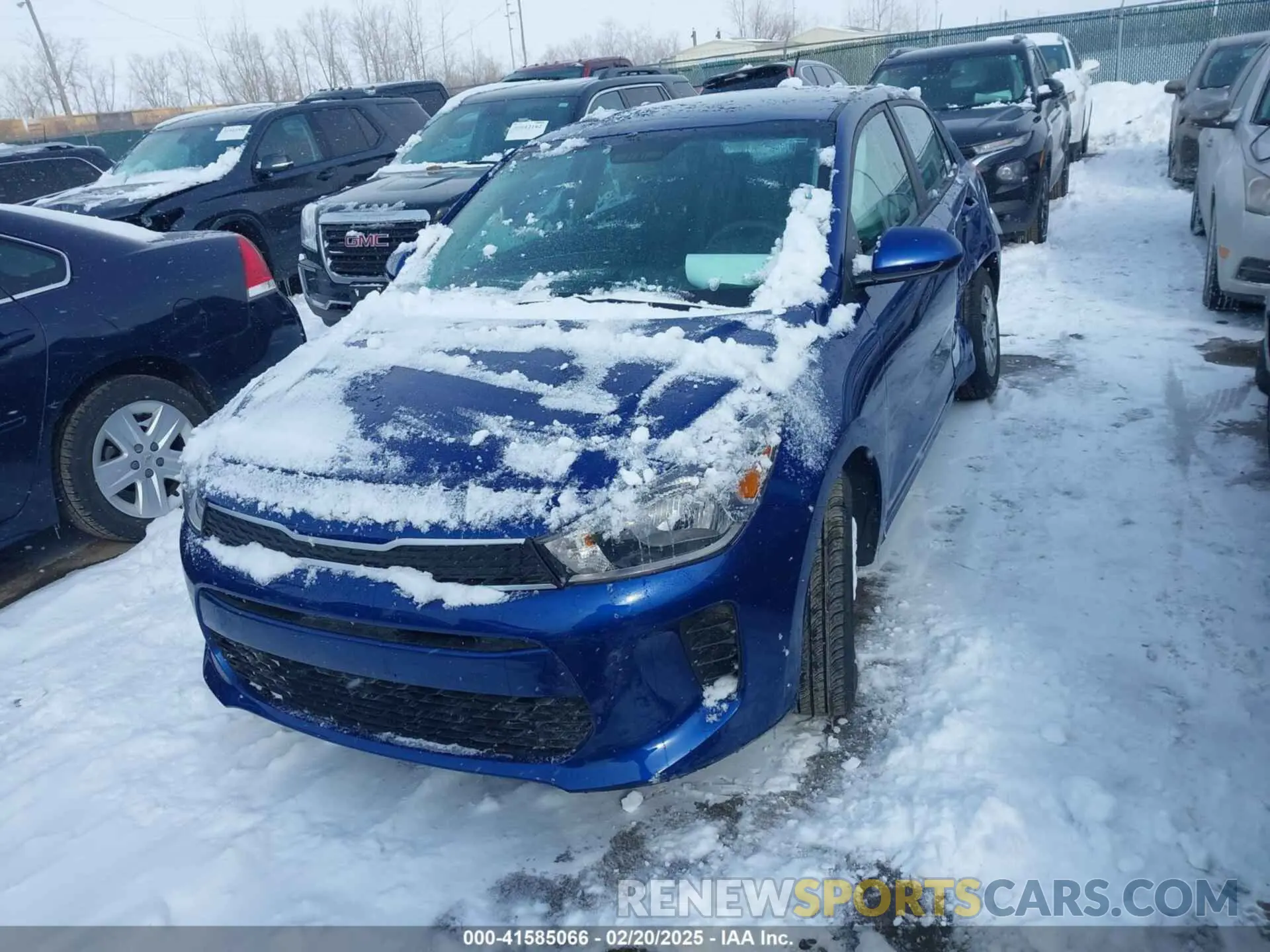 12 fotografías del automóvil dañado 3KPA25AD2LE342042 KIA RIO 5-DOOR 2020