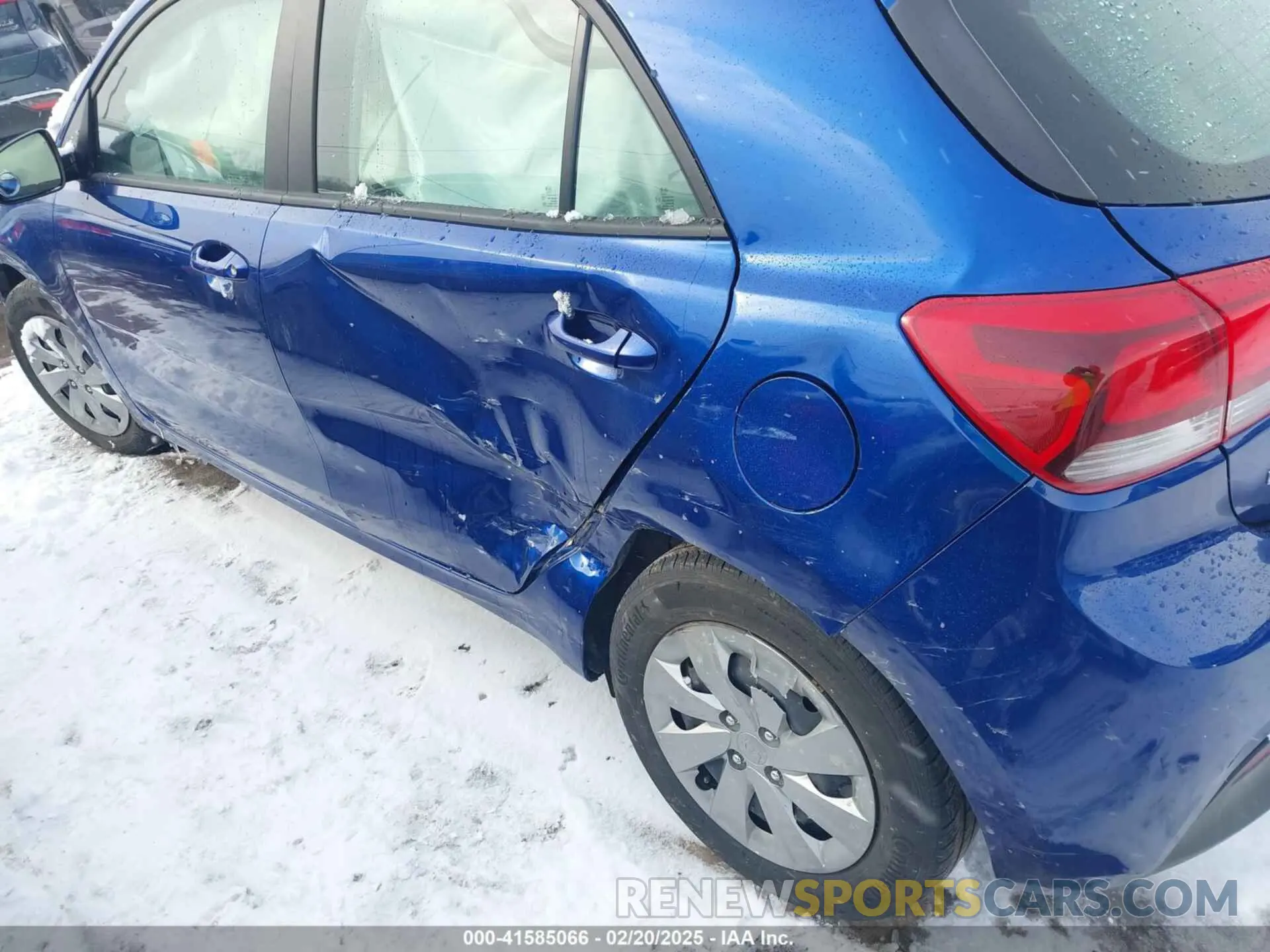 6 fotografías del automóvil dañado 3KPA25AD2LE342042 KIA RIO 5-DOOR 2020