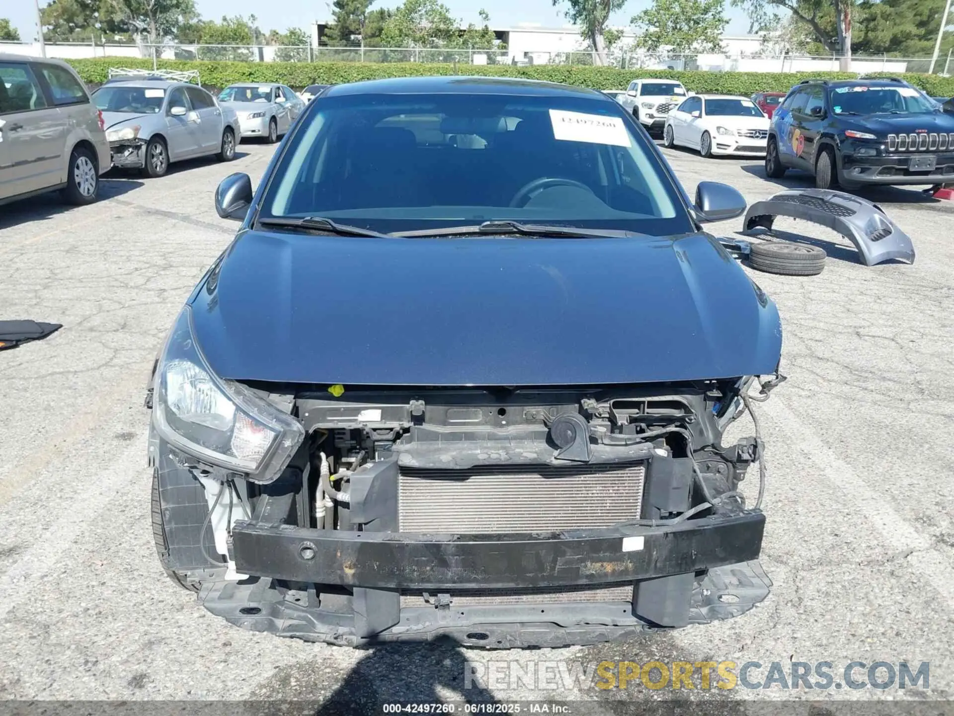 13 fotografías del automóvil dañado 3KPA25AD6LE295579 KIA RIO 5-DOOR 2020