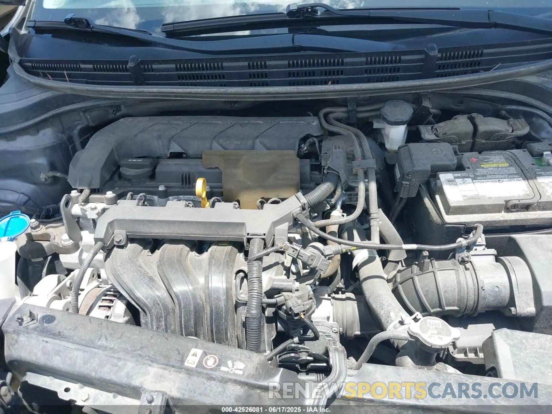 10 fotografías del automóvil dañado 3KPA25AD6LE322196 KIA RIO 5-DOOR 2020