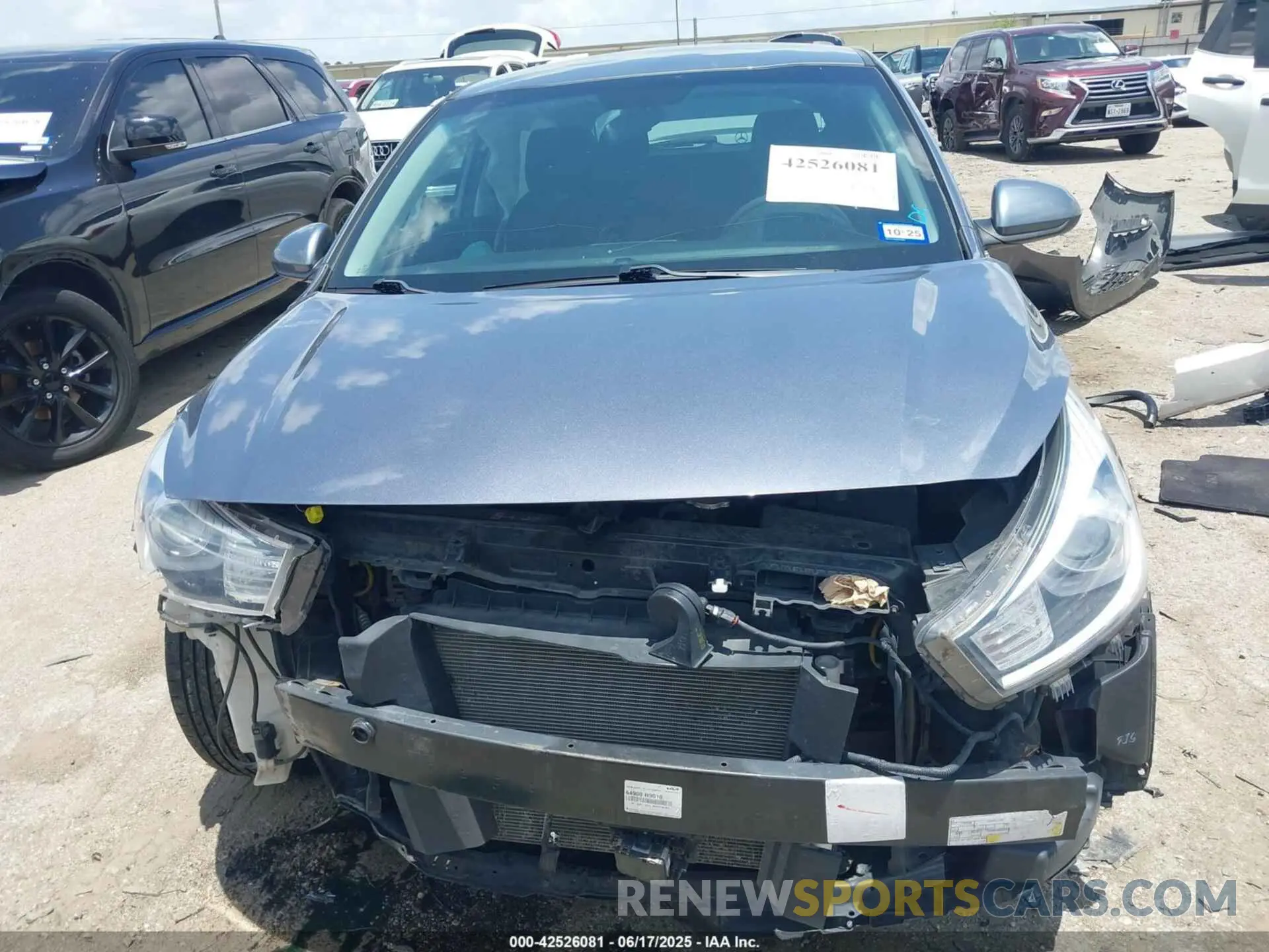12 fotografías del automóvil dañado 3KPA25AD6LE322196 KIA RIO 5-DOOR 2020