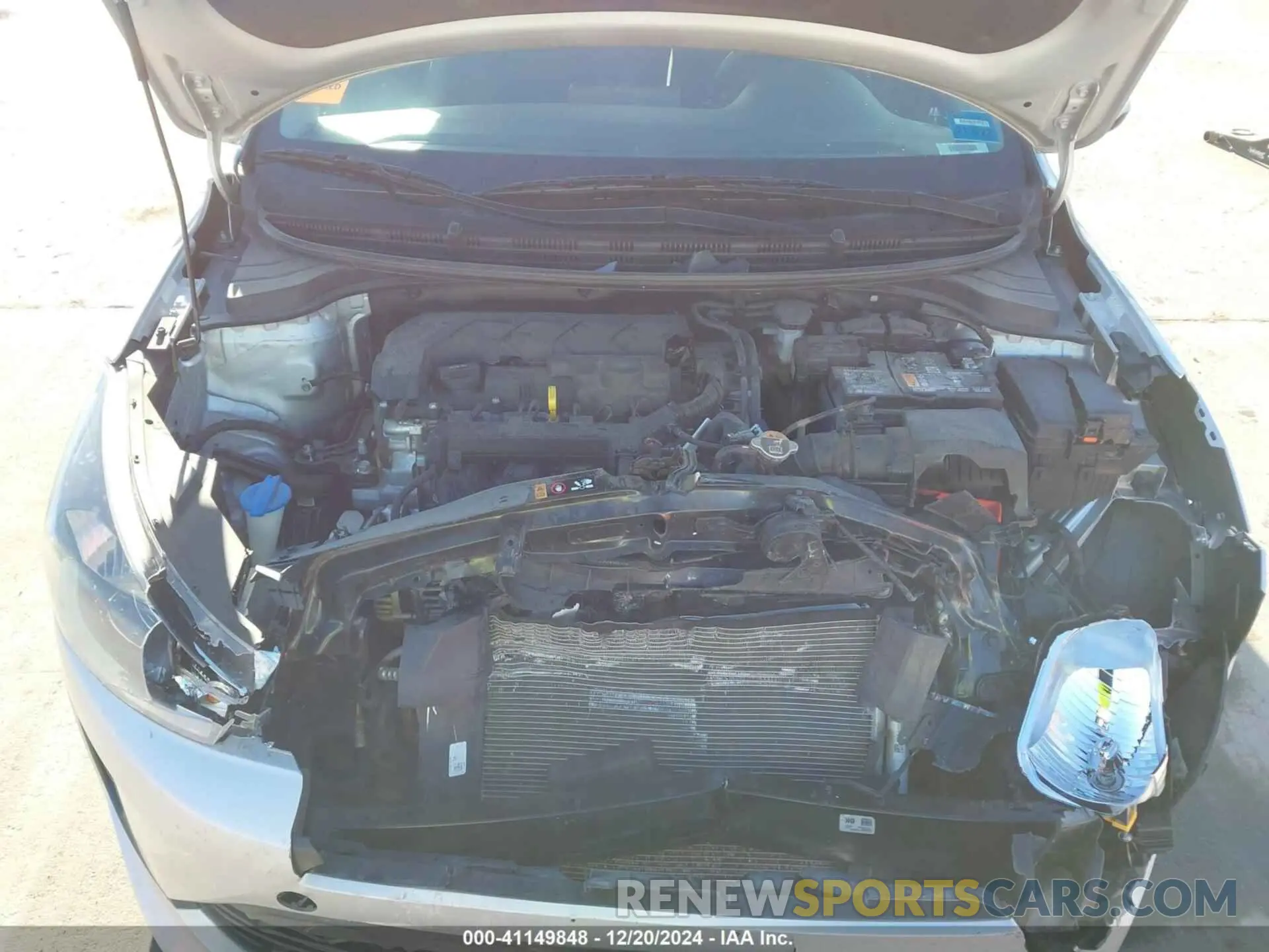 10 fotografías del automóvil dañado 3KPA25AD7ME433289 KIA RIO 5-DOOR 2021