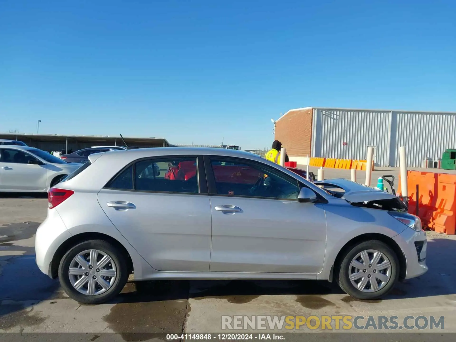 13 fotografías del automóvil dañado 3KPA25AD7ME433289 KIA RIO 5-DOOR 2021