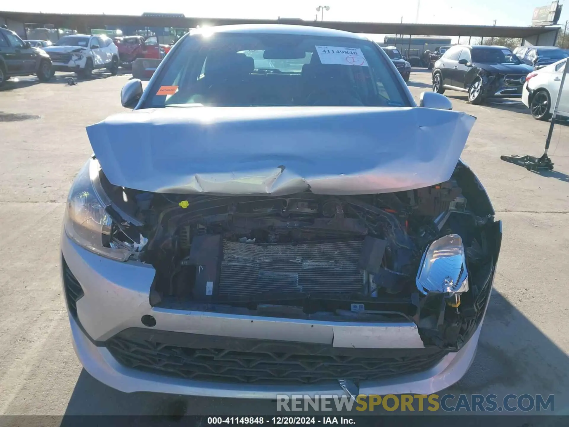 6 fotografías del automóvil dañado 3KPA25AD7ME433289 KIA RIO 5-DOOR 2021