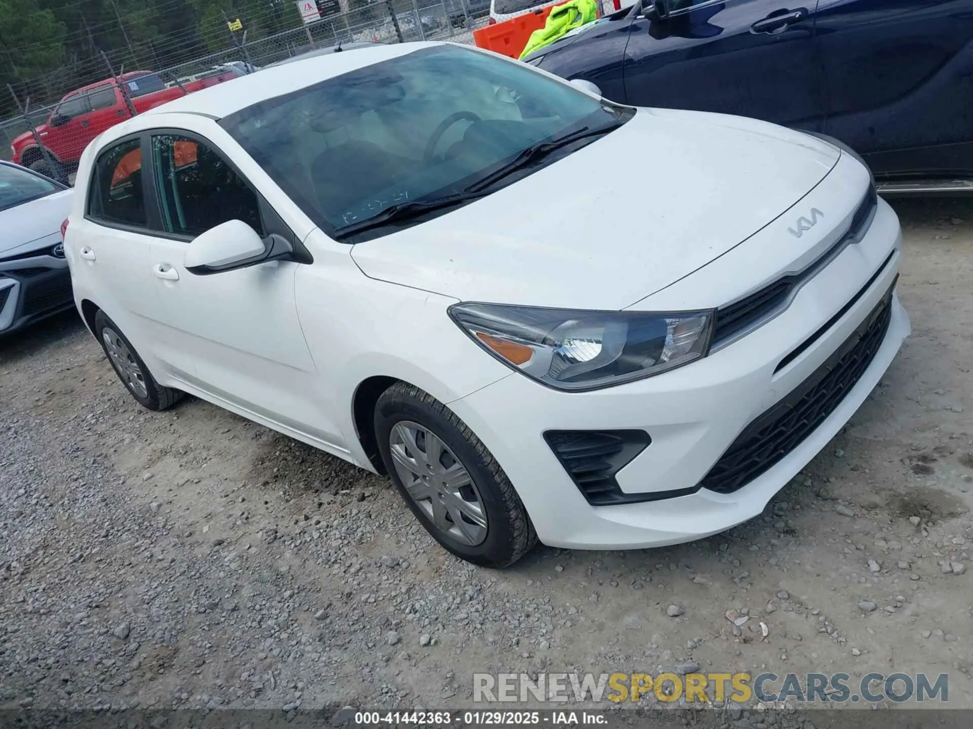 1 fotografías del automóvil dañado 3KPA25AD5NE457866 KIA RIO 5-DOOR 2022
