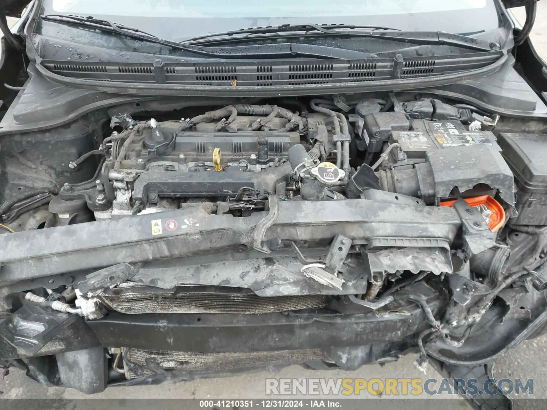 10 fotografías del automóvil dañado 3KPA25AD6NE443751 KIA RIO 5-DOOR 2022