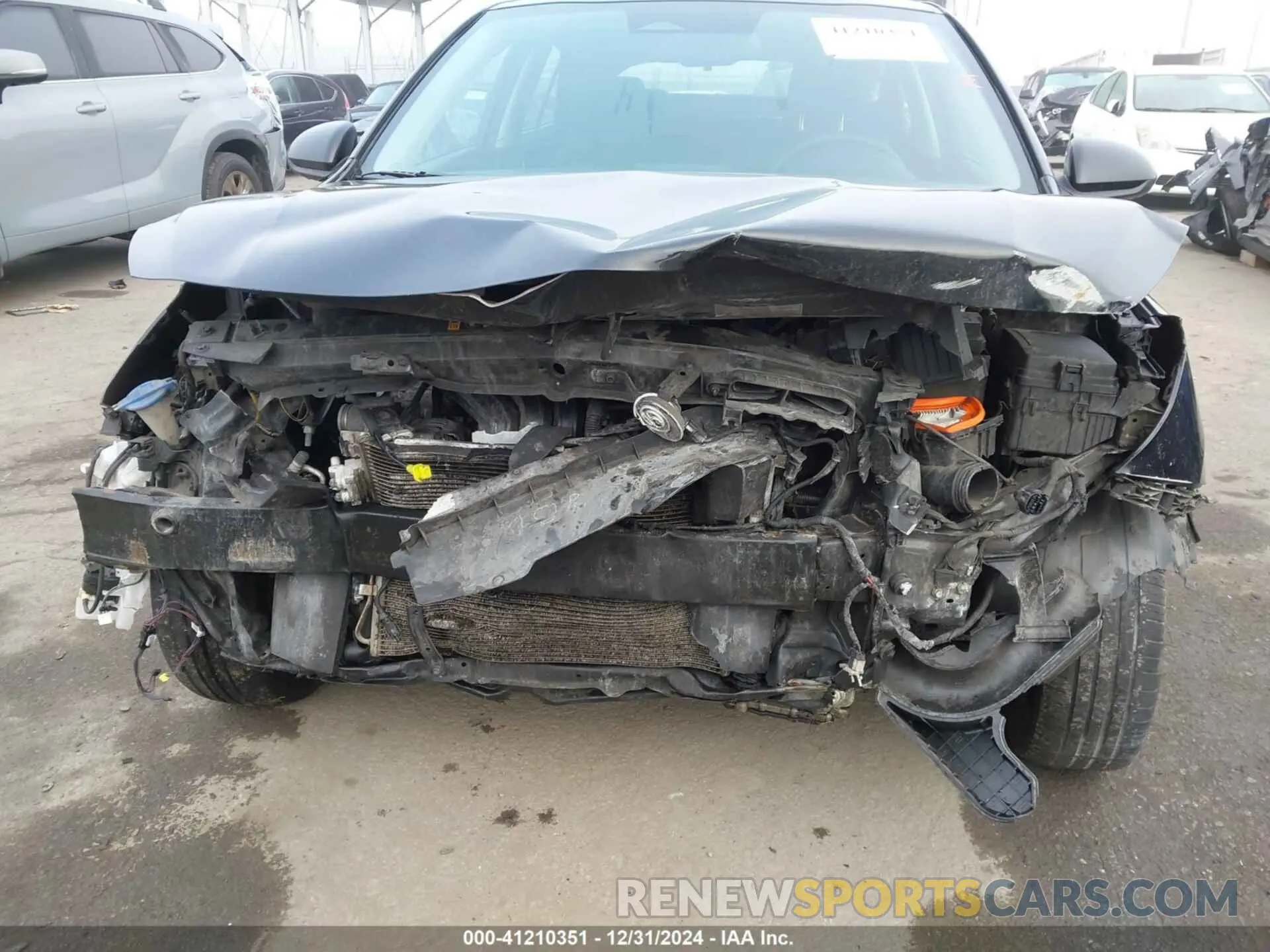 6 fotografías del automóvil dañado 3KPA25AD6NE443751 KIA RIO 5-DOOR 2022
