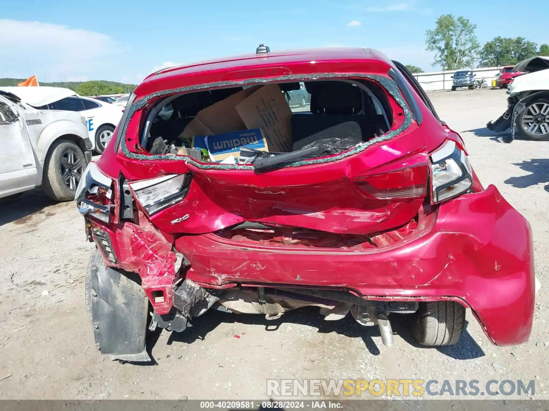 17 fotografías del automóvil dañado 3KPA25AD5PE594650 KIA RIO 5-DOOR 2023