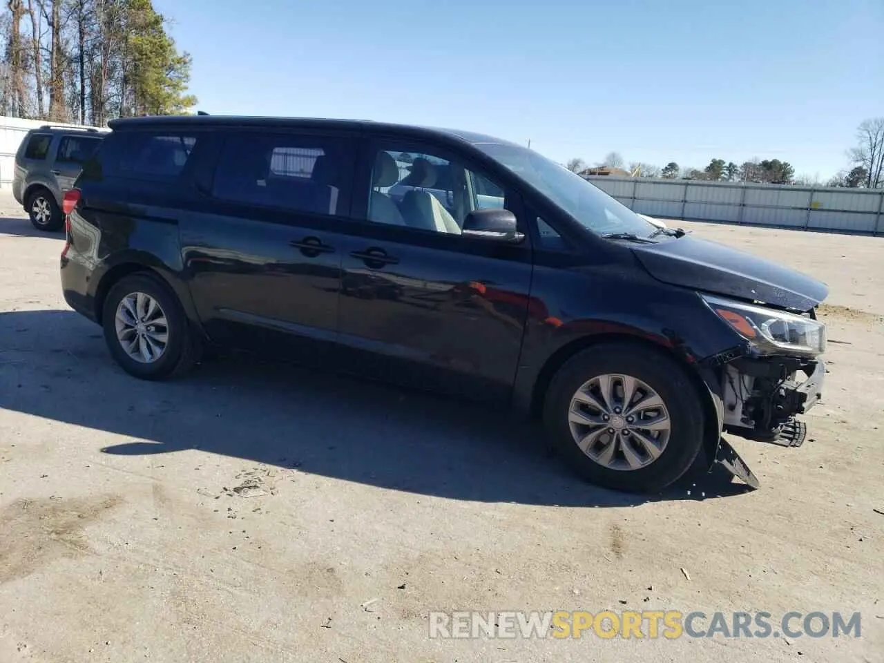 4 fotografías del automóvil dañado KNDMA5C13K6534755 KIA SEDONA 2019