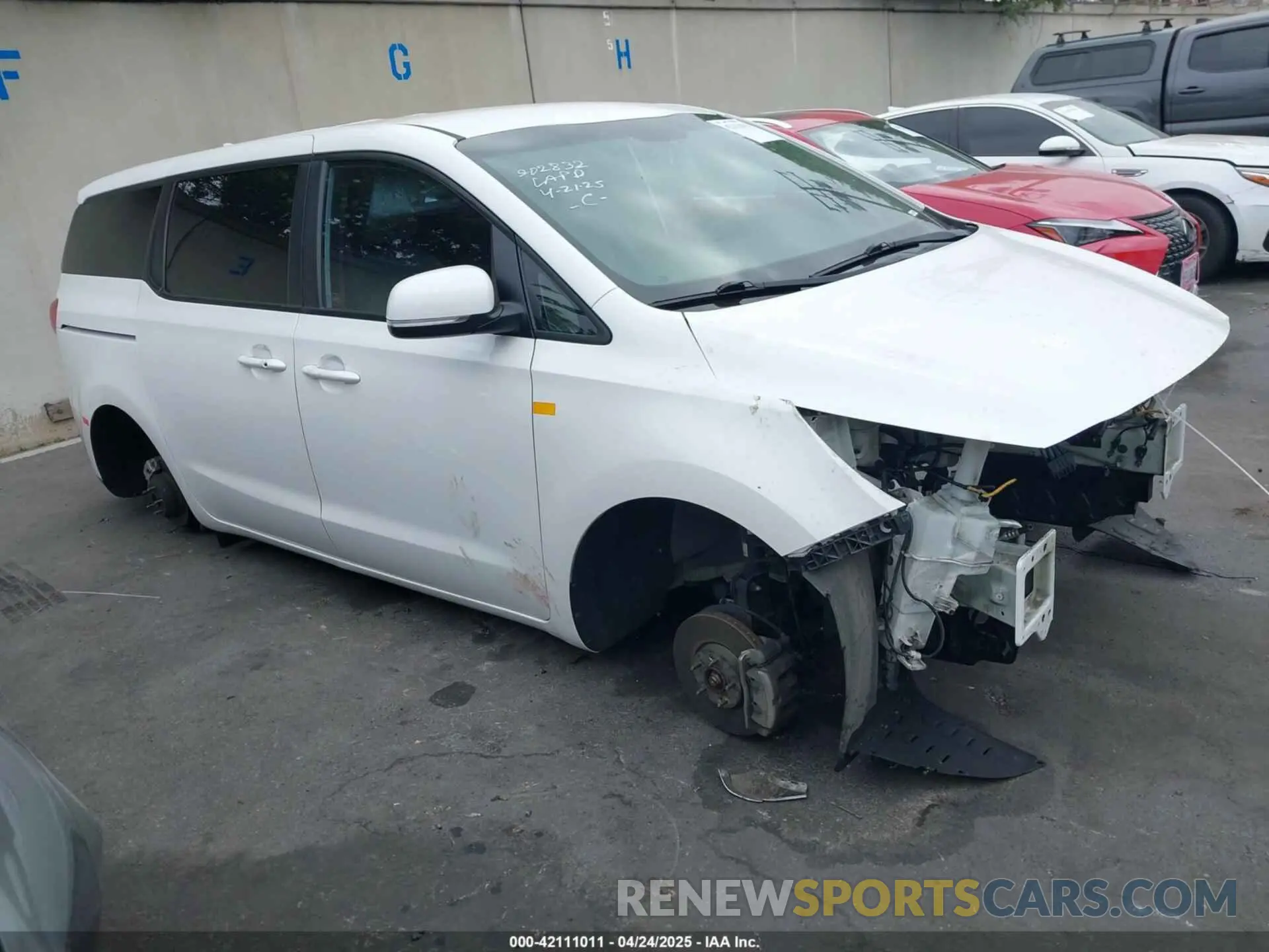 1 fotografías del automóvil dañado KNDMB5C10K6569511 KIA SEDONA 2019