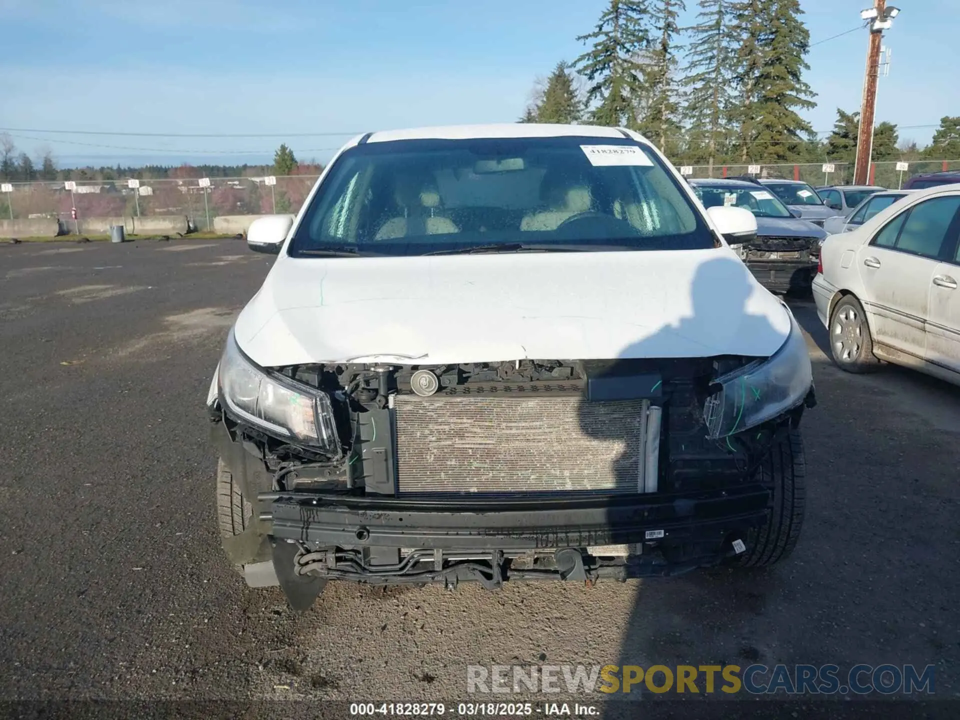 12 fotografías del automóvil dañado KNDMB5C18K6508746 KIA SEDONA 2019