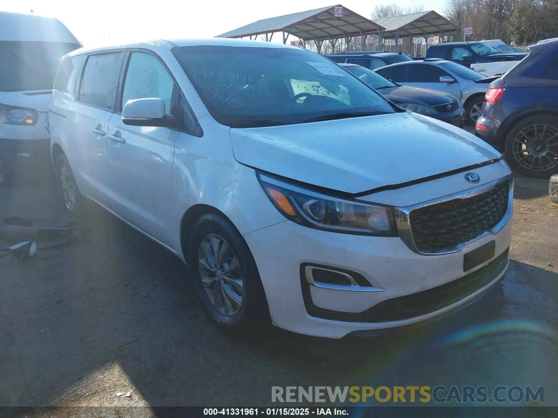 1 fotografías del automóvil dañado KNDMB5C18K6540726 KIA SEDONA 2019